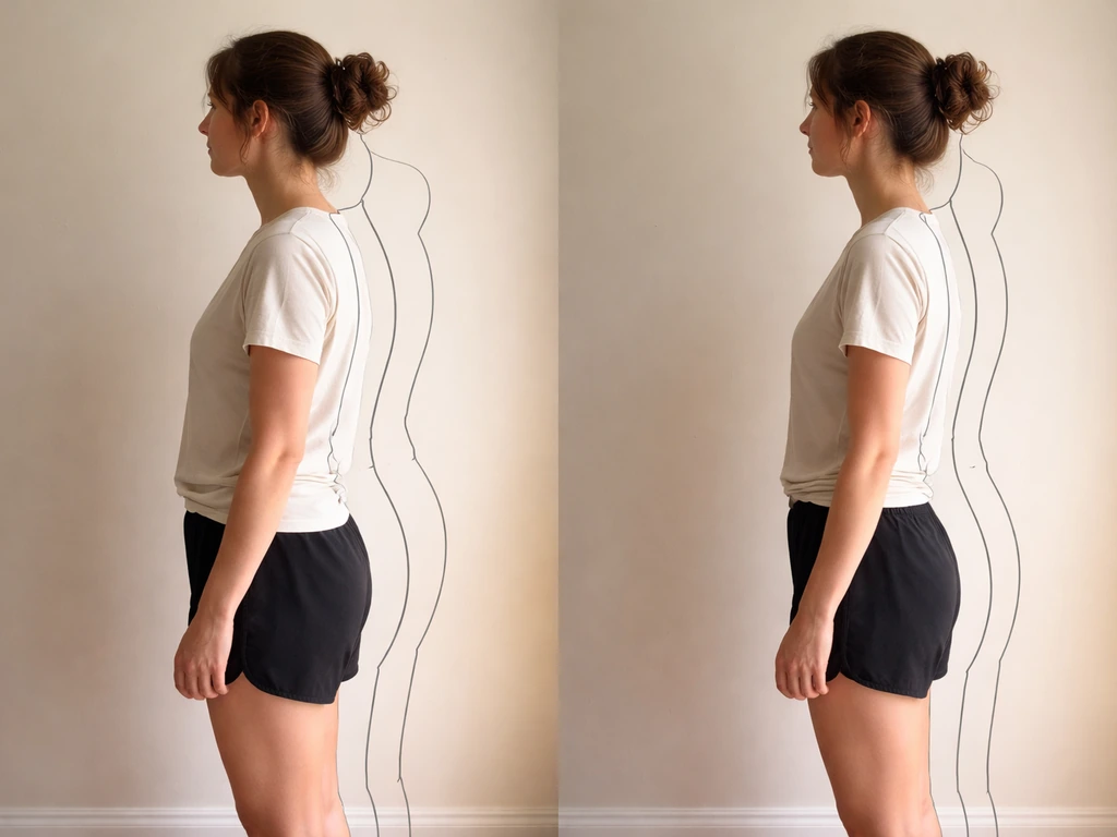 Anonymous person in profile with overlapping before/after outlines showing a temporary leaner growth-spurt look