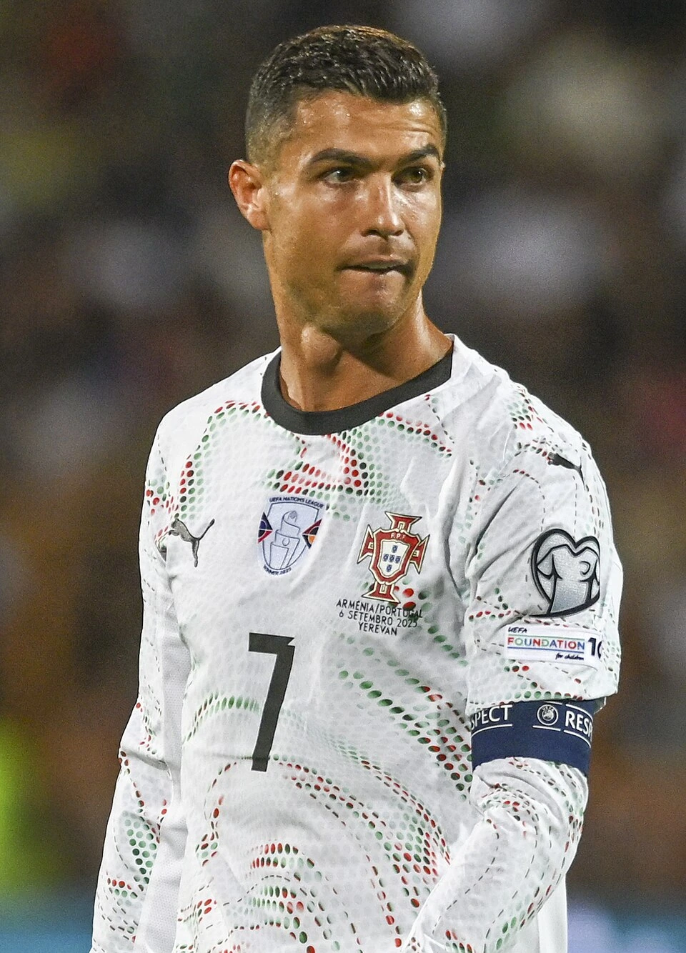 Cristiano Ronaldo in Portugal national team kit